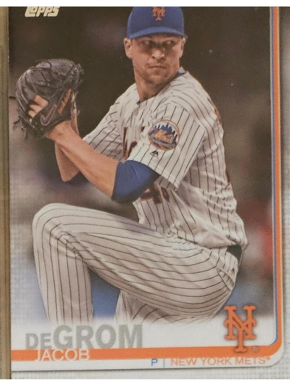 Jacob DeGrom 2019 Topps Series 1 Baseball  #200